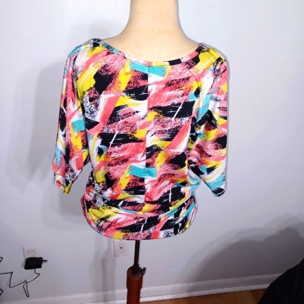 Colorful Blouse- W Sz XL - Picture 9 of 9